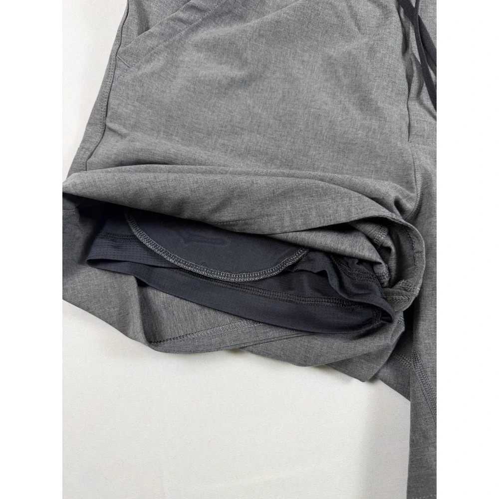 Public Rec Men Flex Lined Elastic Waist Drawstring‎ Gray Athletic Shorts 32 Golf
